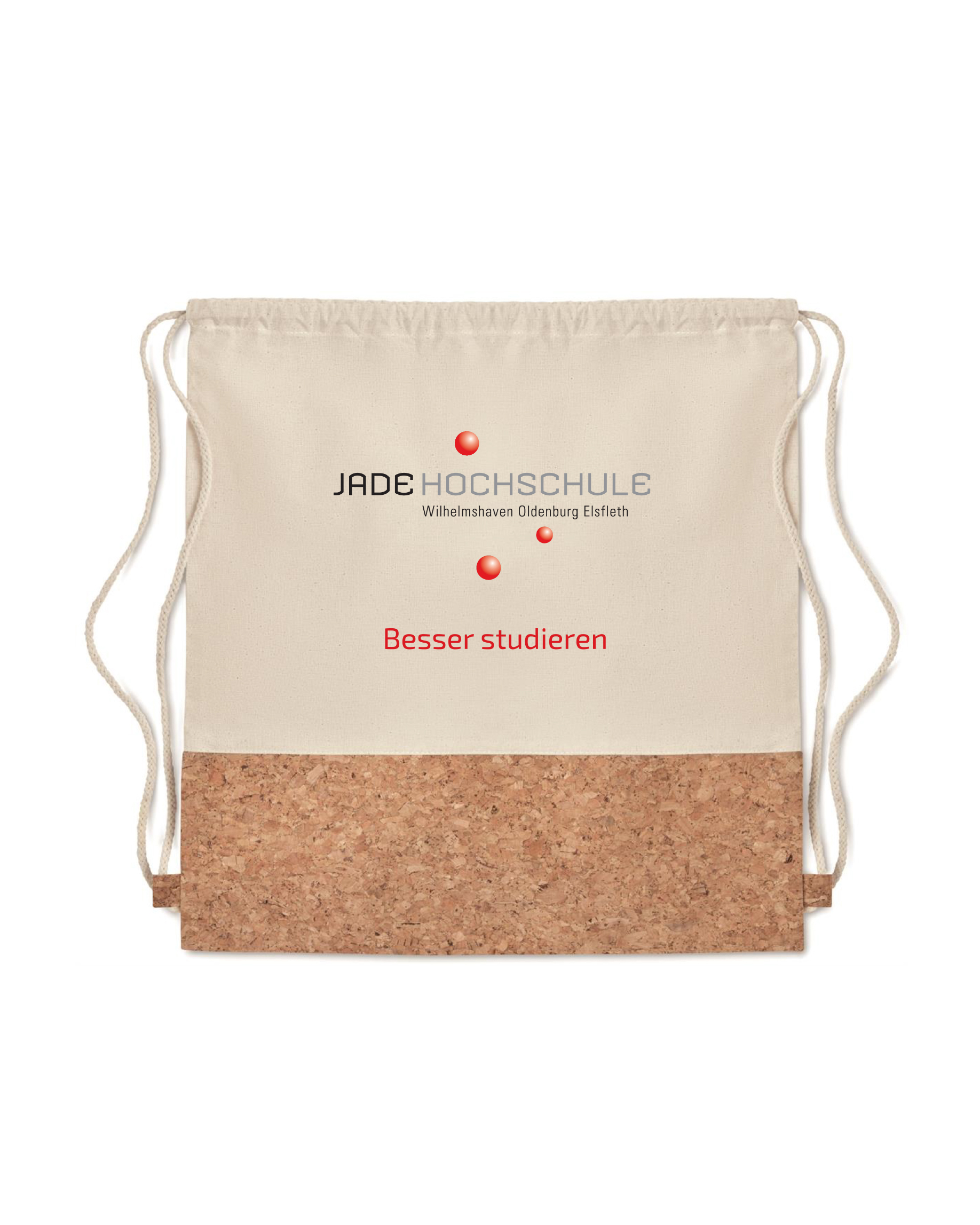 Heller Turnbeutel mit Kordelzug