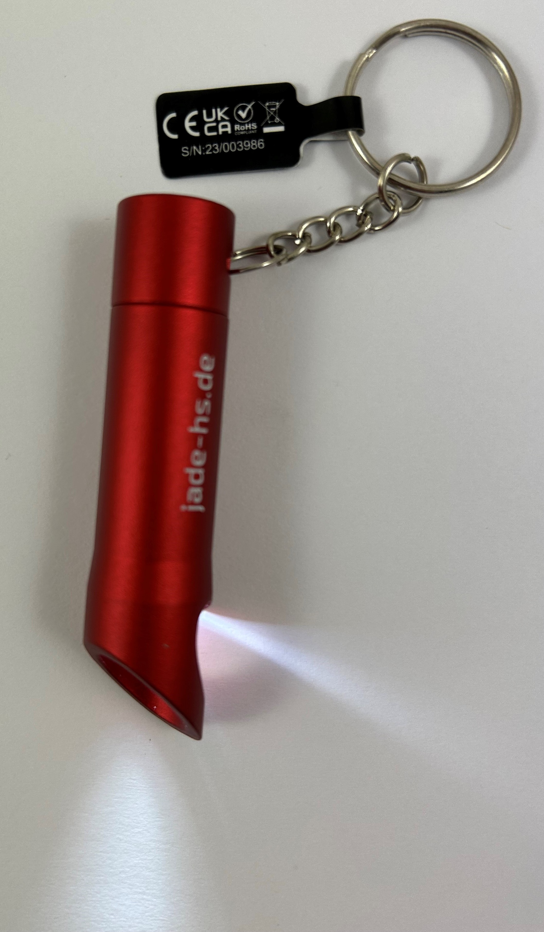 Taschenlampe mit Öffner