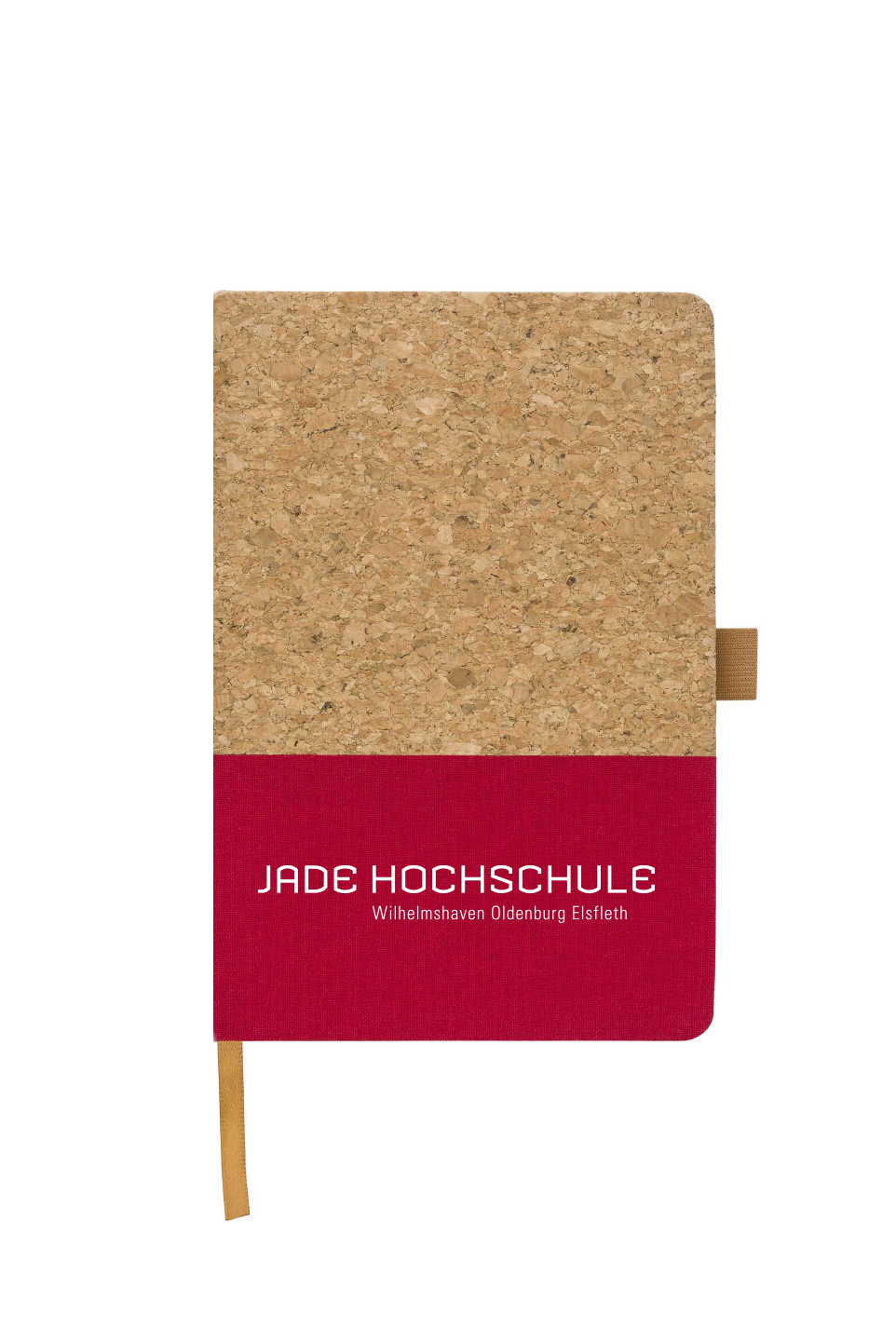 Notizbuch Kork und Rot